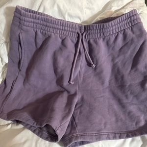 Aritzia Tna Cozy Boyfriend Sweatshorts